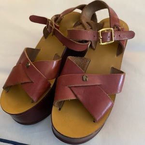 Etienne Aigner vintage platforms
